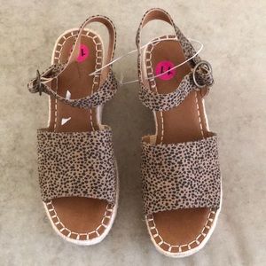 Dawson Natural Woven Heel Sandals Size 11